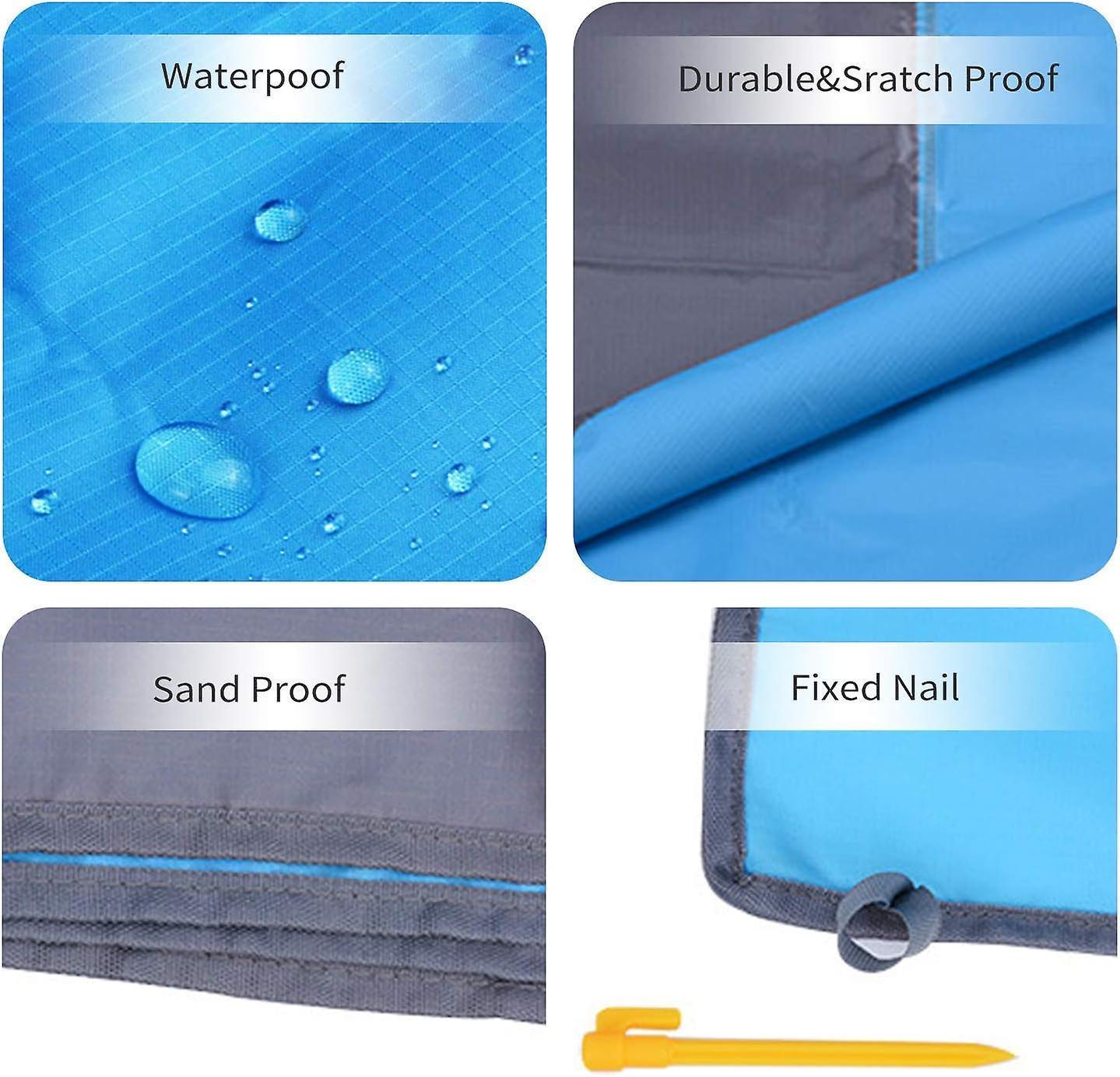 Picnic blanket waterproof picnic beach carpet pattern