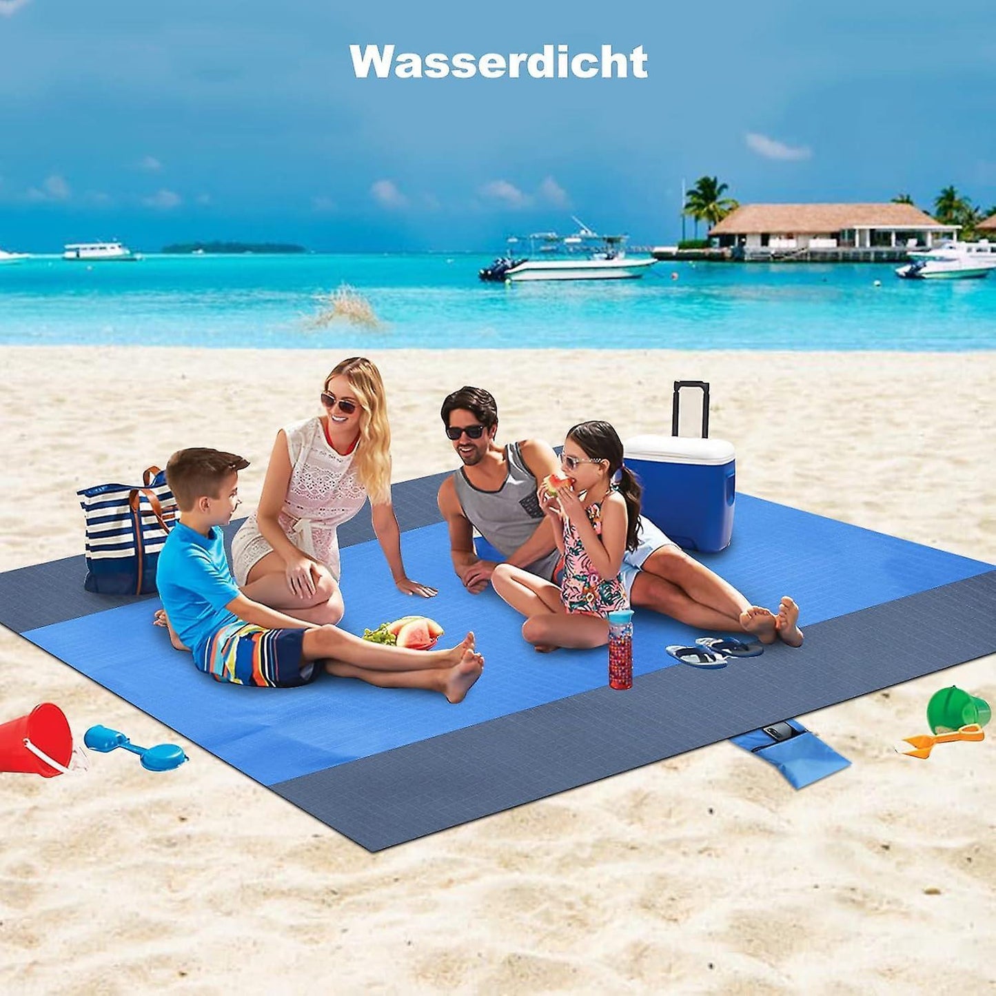 Picnic blanket waterproof picnic beach carpet pattern