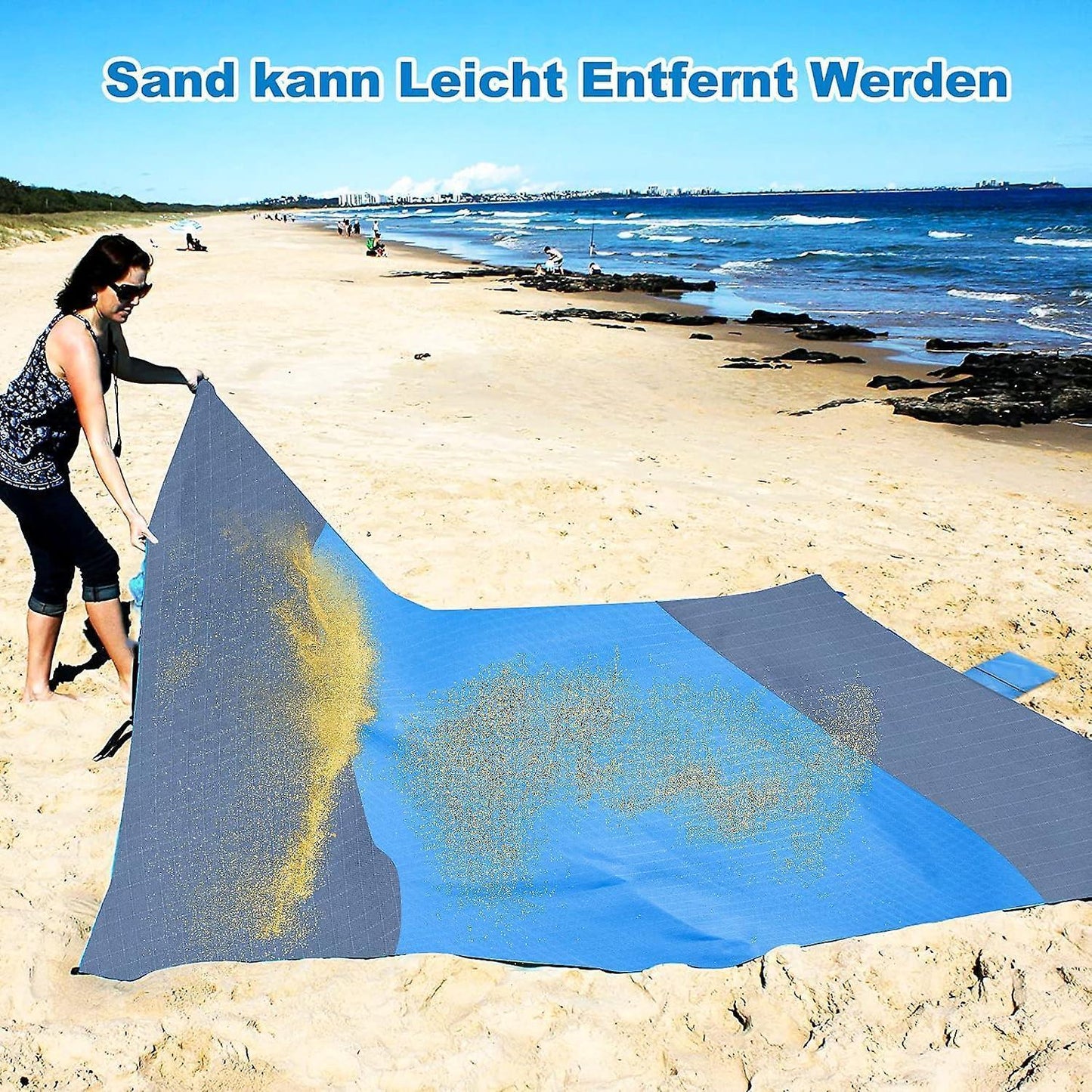 Picnic blanket waterproof picnic beach carpet pattern