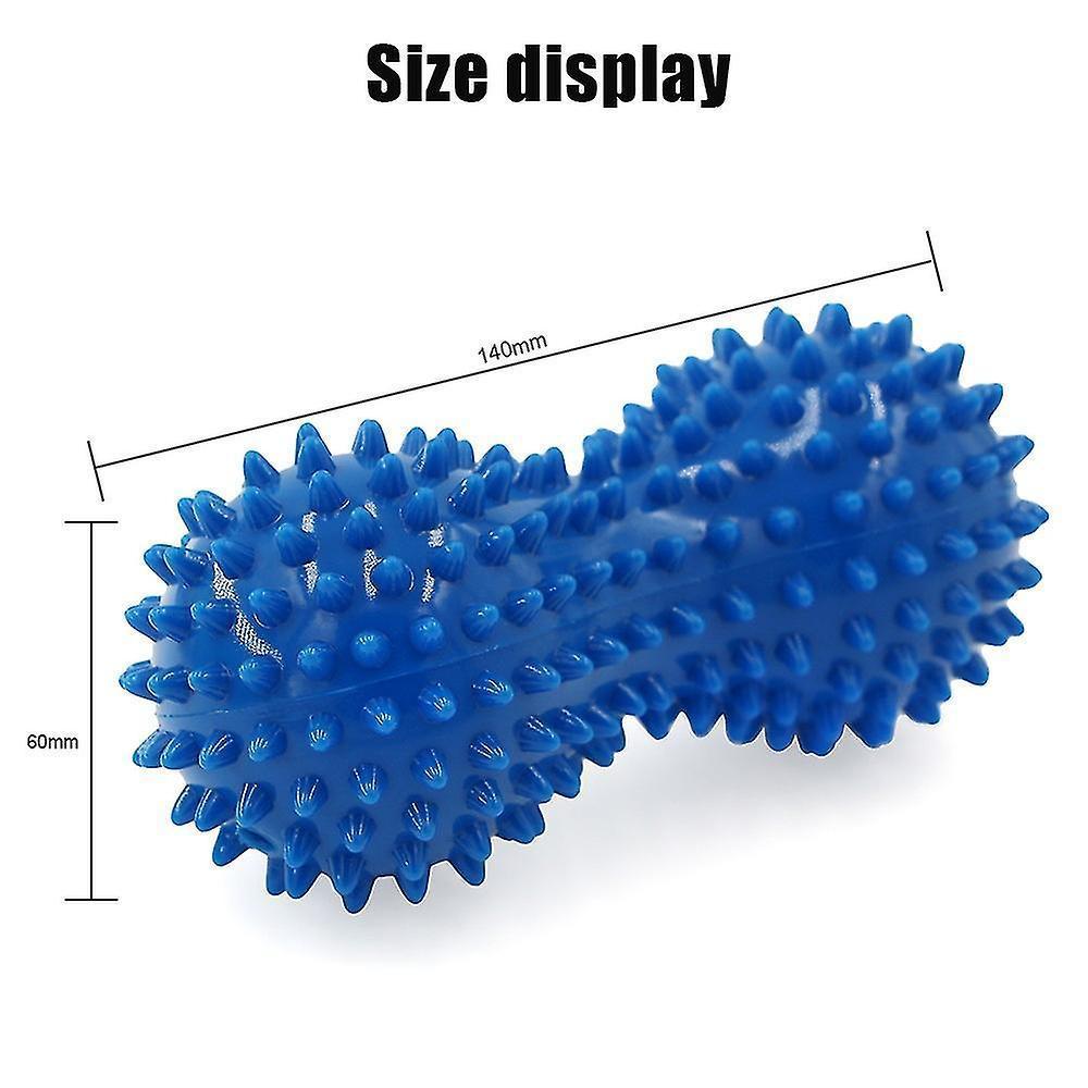 Myofascial Balls Spiky Massage Ball Trigger Point Sport Fitness Hand Foot Pain Relief Plantar Fasciitis Reliever Hedgehog Balls-Red
