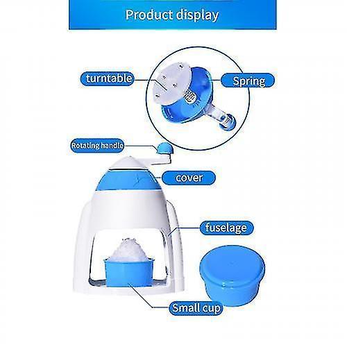 Manual Ice Shaver Ice Crusher And Shaved Ice Machine With Free Ice Trays