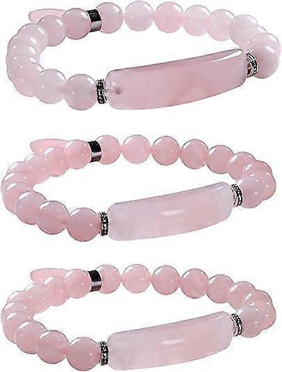 Healing Stone Bracelet 8mm Beads Chakra Crystal Energy Heart Charm Bracelet Handmade Jewelry for Women