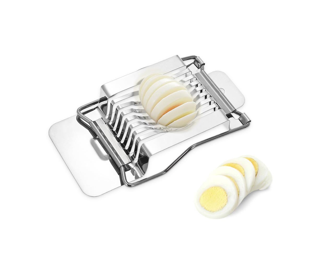 Kitchen Stainless Steel Egg Slicer Wire Egg Cheeses Chopper Dicer Cutter Tool for Salads Sandwiches