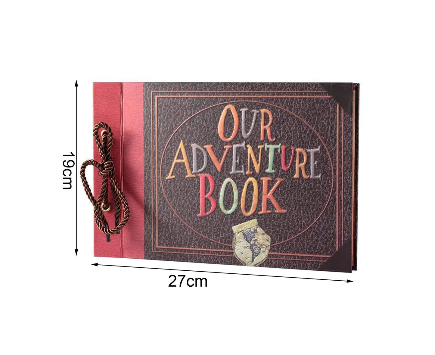 1 Set Photo Album Vintage Design Adventure Book Creative DIY Scrapbook Album for Weddings Travel Family