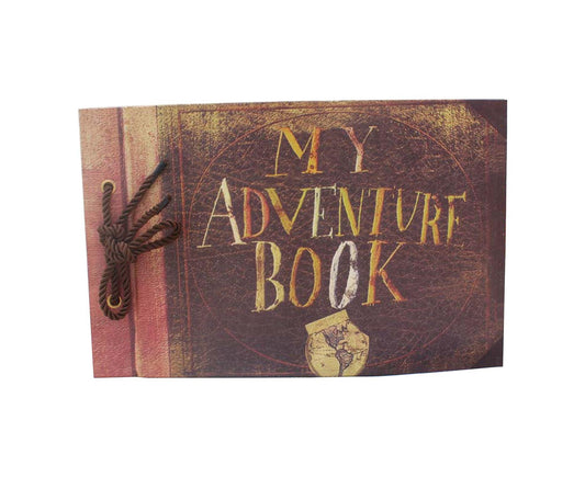1 Set Photo Album Vintage Design Adventure Book Creative DIY Scrapbook Album for Weddings Travel Family