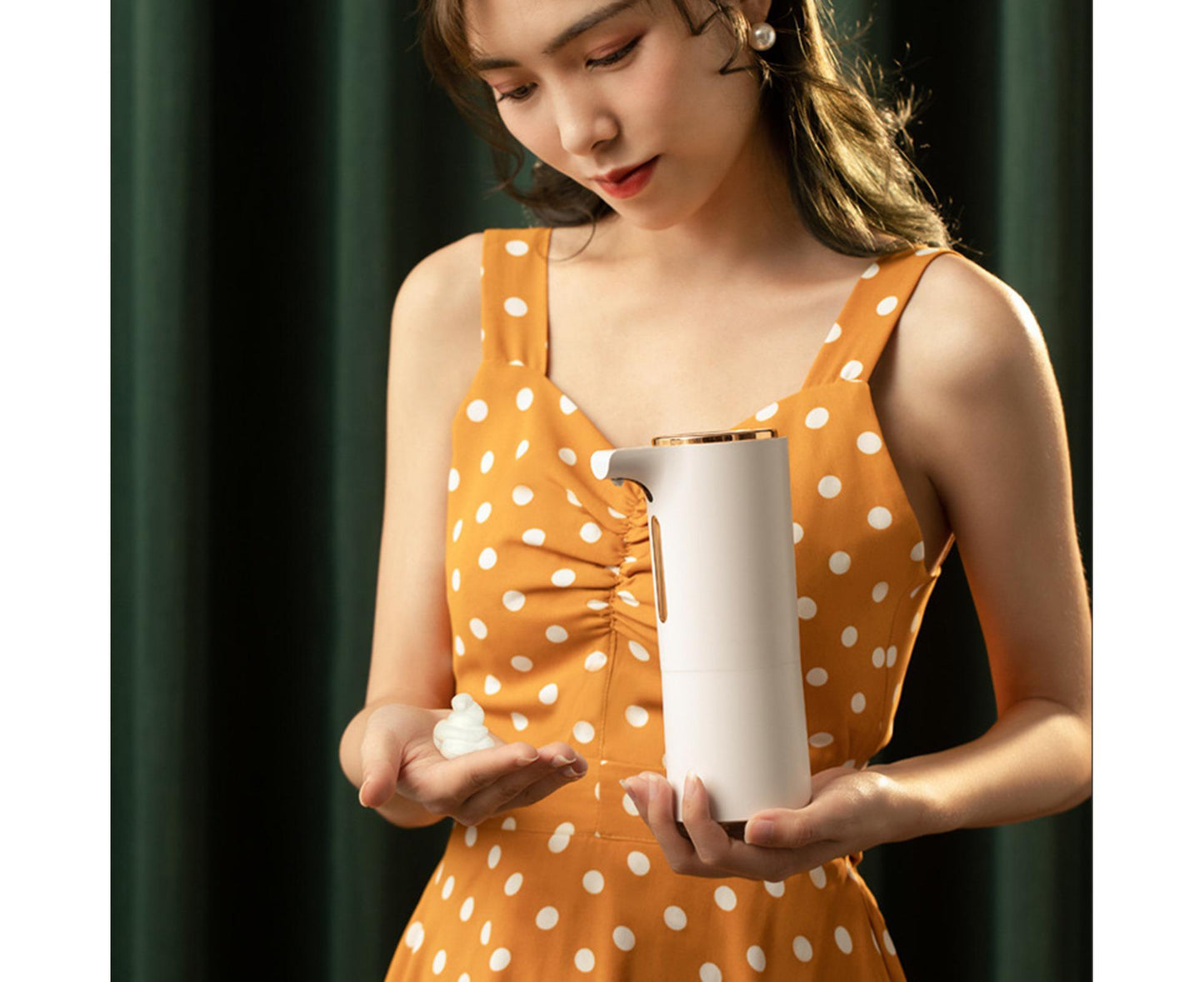 Automatic Soap Dispenser Touchless Rapid Foaming Rechargeable Infrared Induction Liquid Soap Dispenser Household Products-Charging White