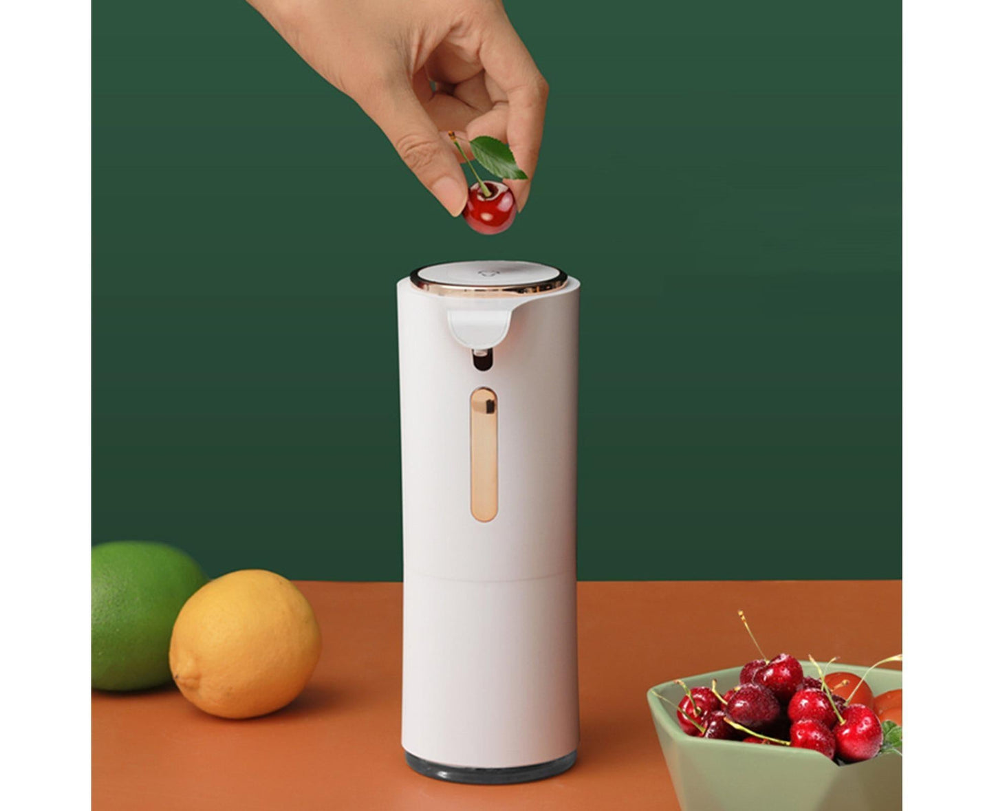 Automatic Soap Dispenser Touchless Rapid Foaming Rechargeable Infrared Induction Liquid Soap Dispenser Household Products-with Battery White