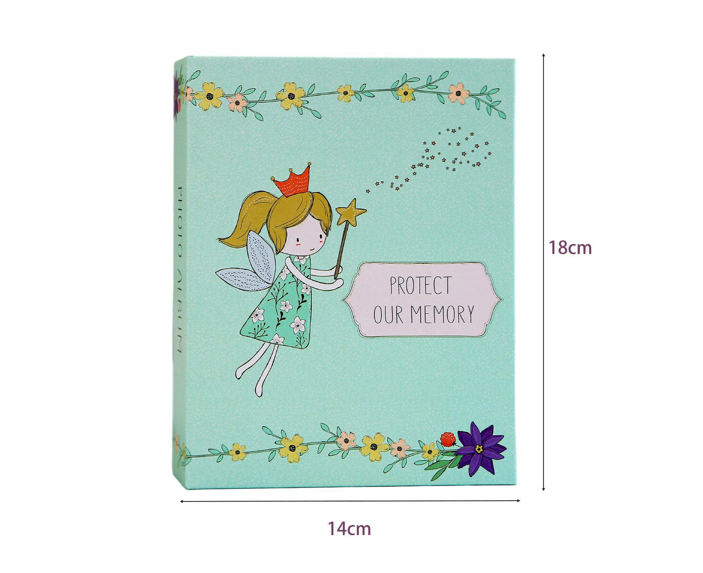 Hardcover Photo Album Large Capacity 100 Clear Pockets DIY Family Wedding Anniversary Picture Collection Photo Holder Home Supplies - Orange