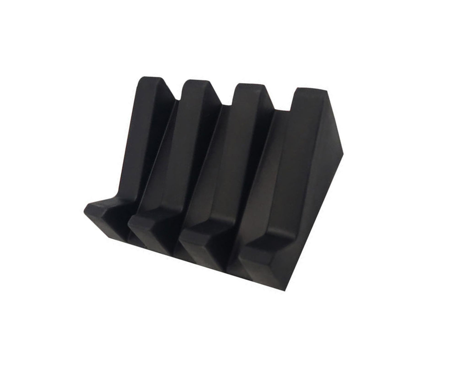 Soap Dish Easy Clean Self-draining Silicone Convenient Quick Drainage Soap Rack Toilet Supplies -Black