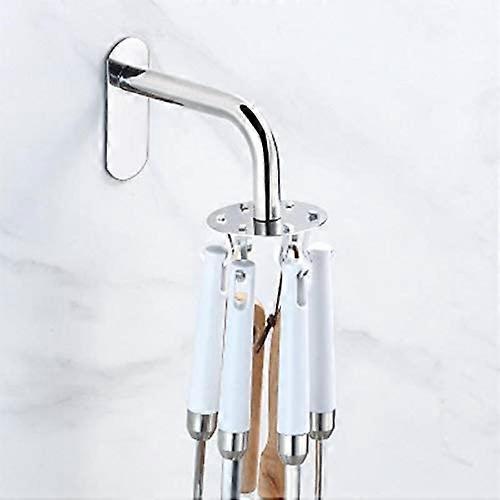 Kitchen Utensil Holder 360 Rotating Storage Hook, 8 Under Cabinet Hooks Kitchen Utensil