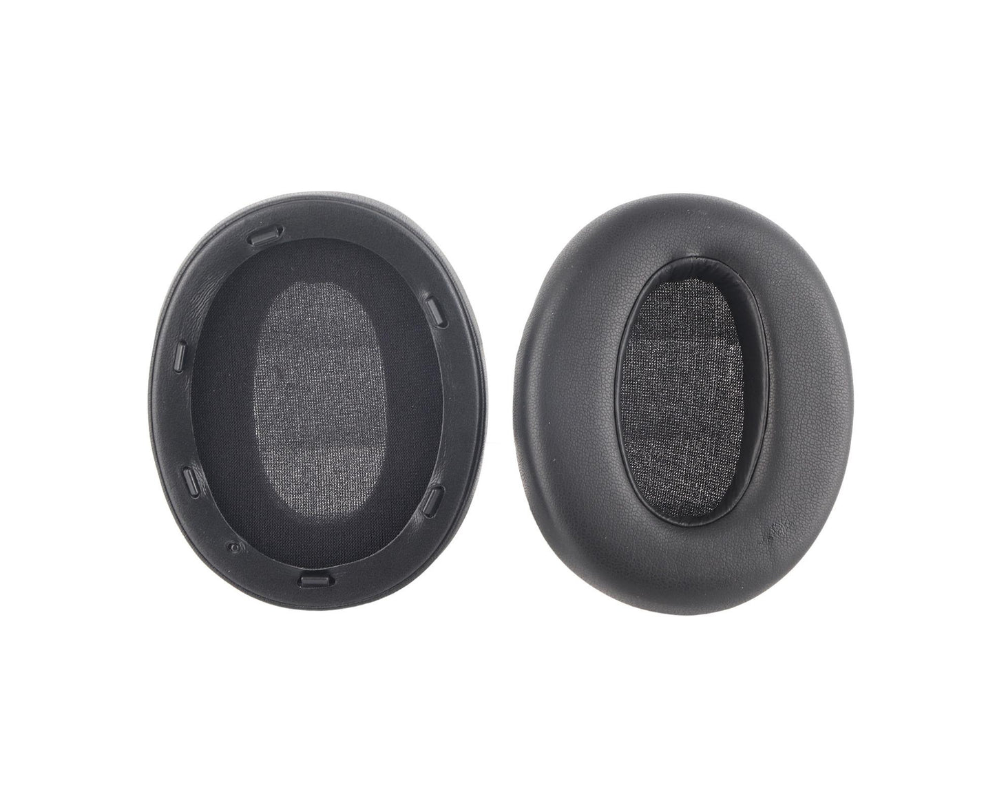 Ear Cushions Replacement Soft Protein Leather Noise Isolation Foam Thickened Pads for WH XB910N Headphones Black