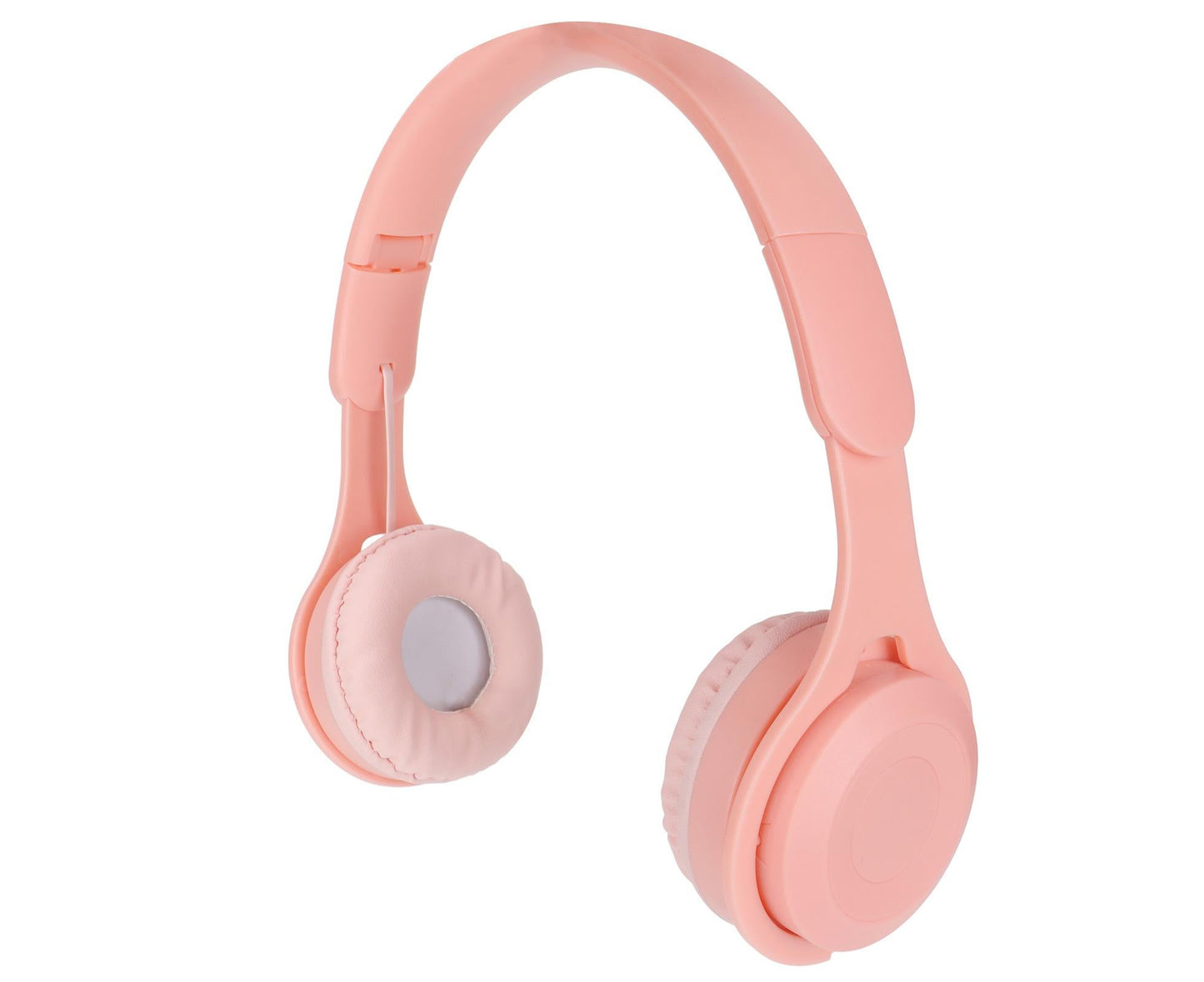 Y08 babies Headphone Macaron Stylish Stereo Sound Foldable Plug in Card Bluetooth Over Ear Headphones Pink