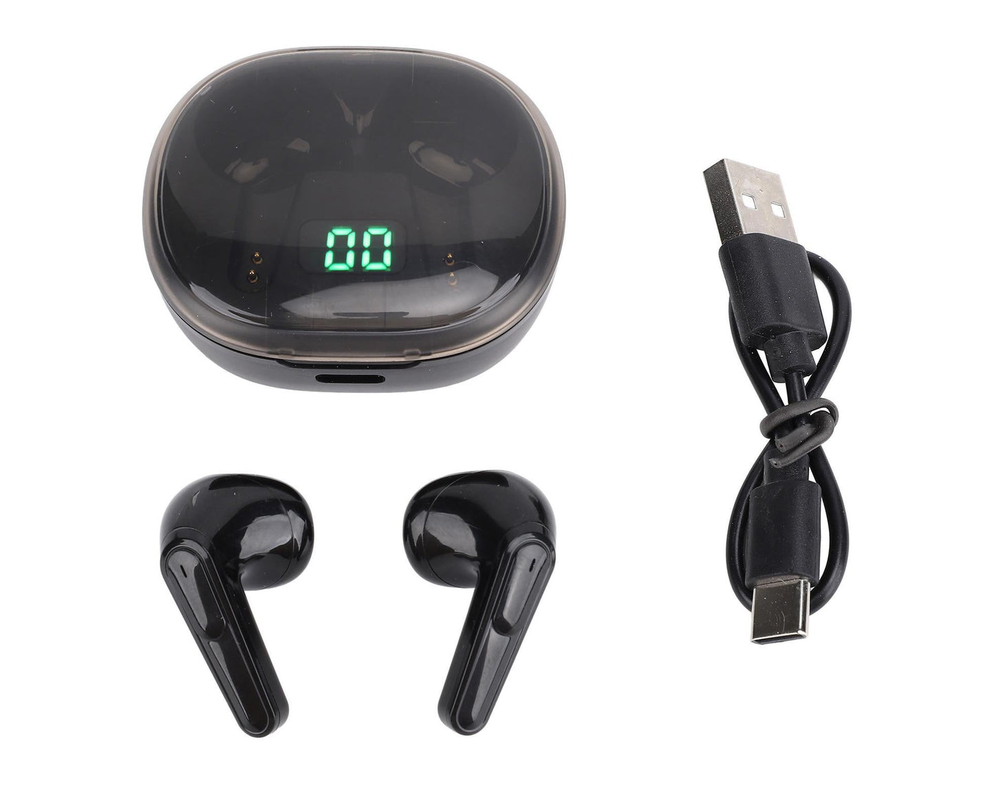Language Translator Earbuds with APP Bluetooth 5.3 Support 144 Noise Cancellation Real Time Translation for Music Calling Black