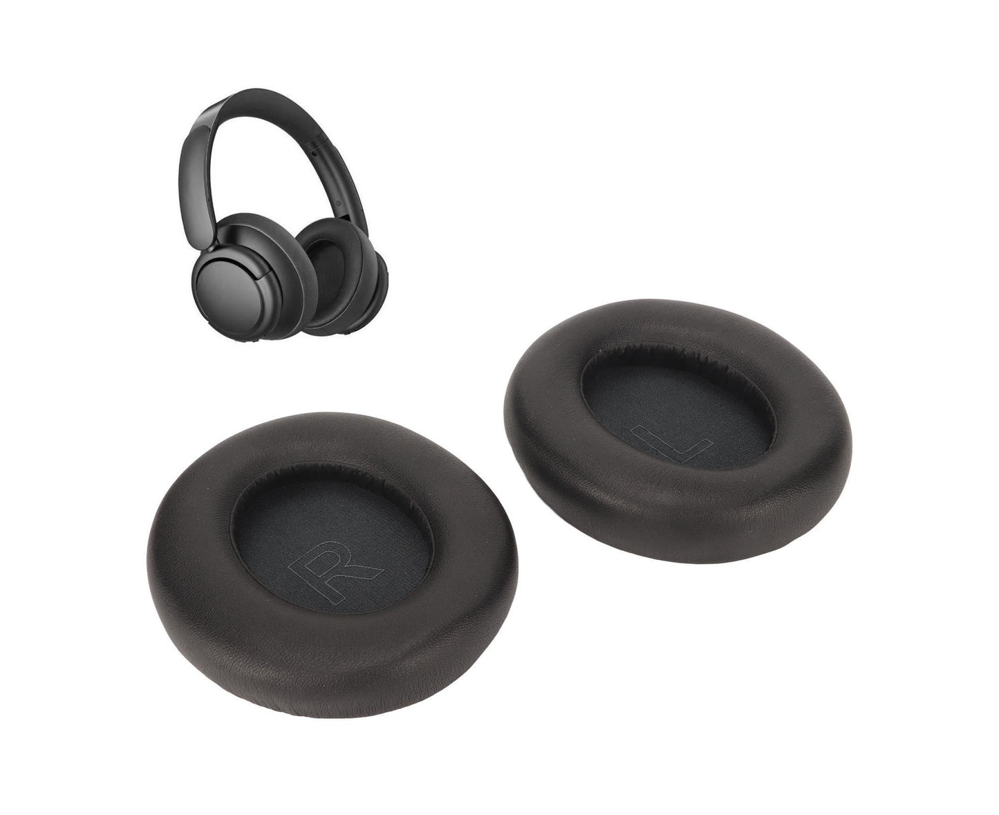 Headphone Ear Pads Protein Leather Replacement Headset Cushions for Anker Soundcore Life Q30 Q35