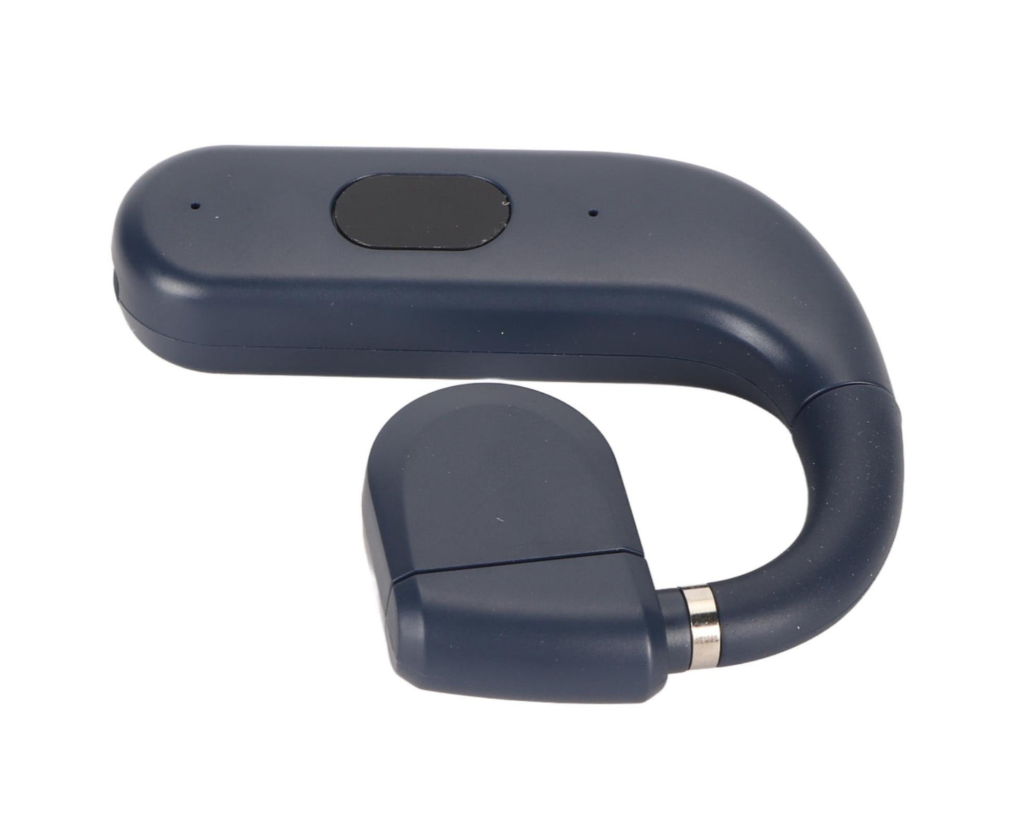 Bluetooth Headset BT 5.3 Noise Cancelling HD Calls Long Battery Life Single Ear Earpiece for Business Sports Game Blue