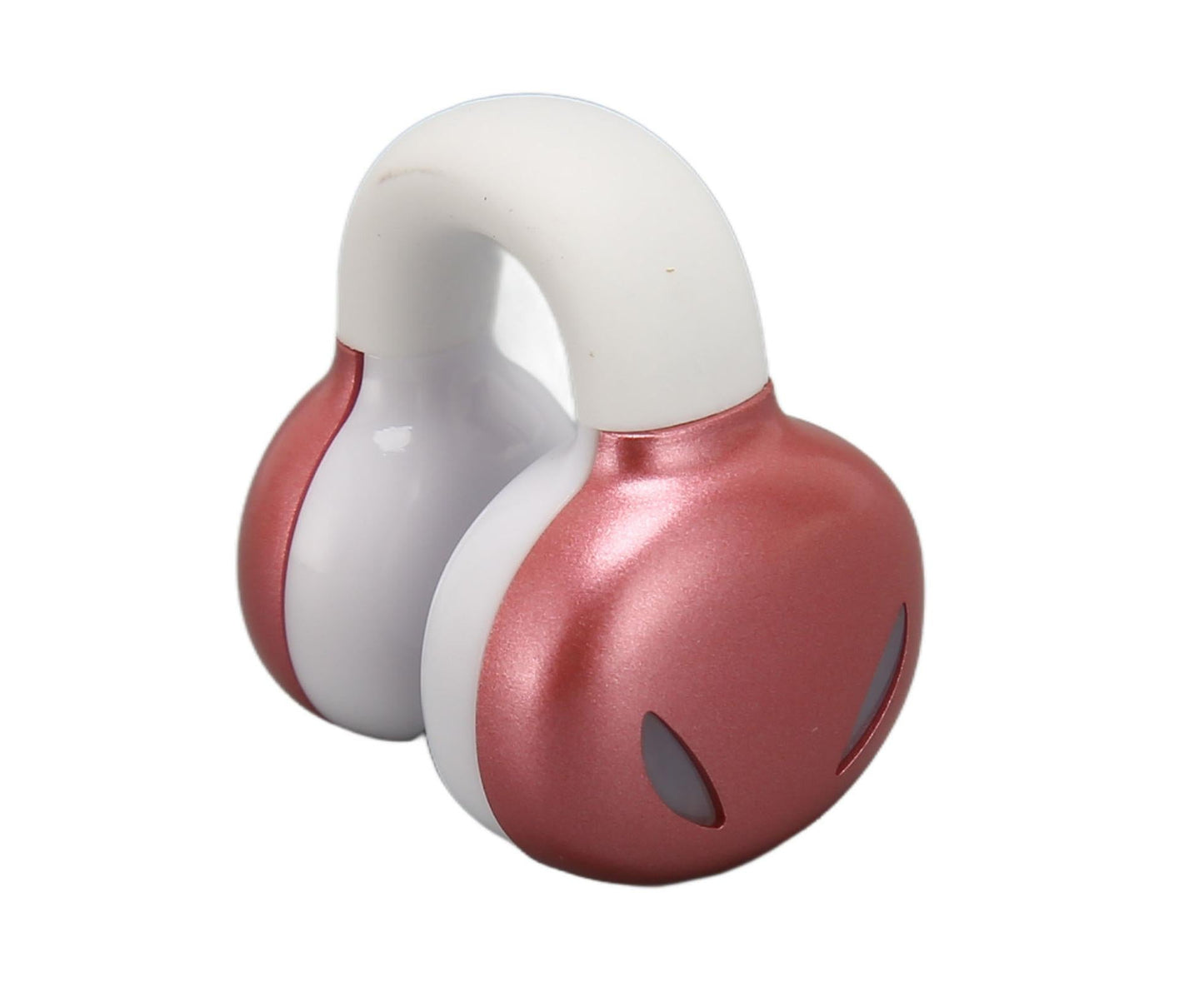 Bluetooth Clip On Earphones HiFi Stereo Noise Cancelling Waterproof Clip On Open Ear Headphones for Sports Music Calling Pink