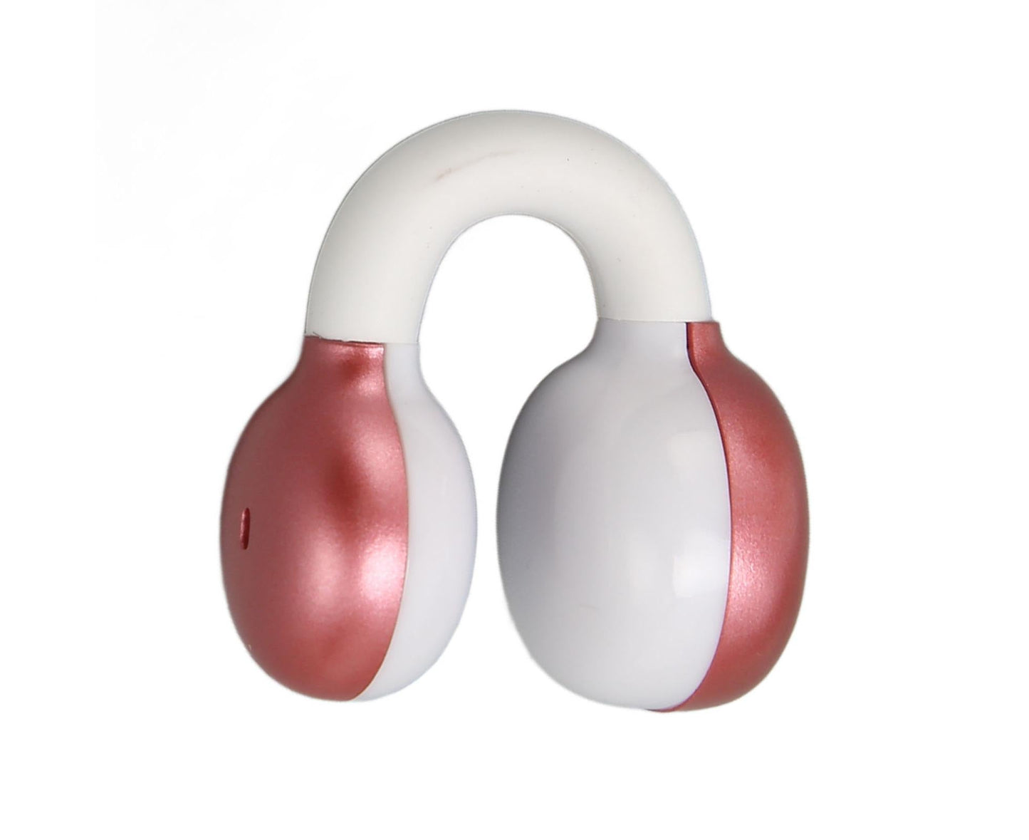 Bluetooth Clip On Earphones HiFi Stereo Noise Cancelling Waterproof Clip On Open Ear Headphones for Sports Music Calling Pink