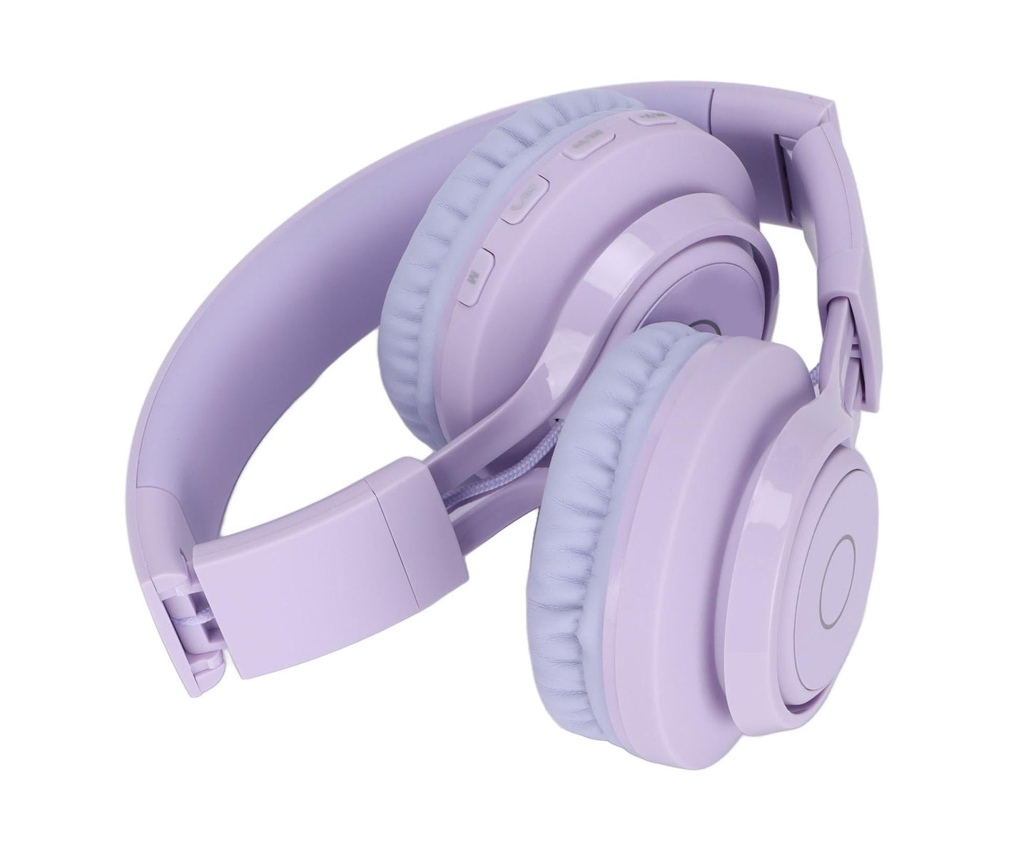 babies Bluetooth Headphones Foldable Ajustable RGB Colorful Light Headset with Mic for babies Study BT06C