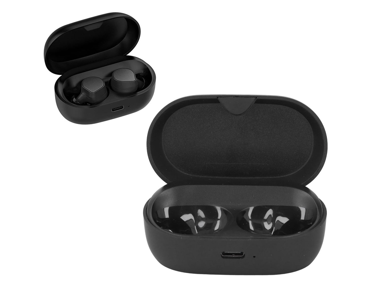 Earbud Charging Case Black USB C 600mAh Replacement Box with Indicator Light for Elite 7 Pro Active