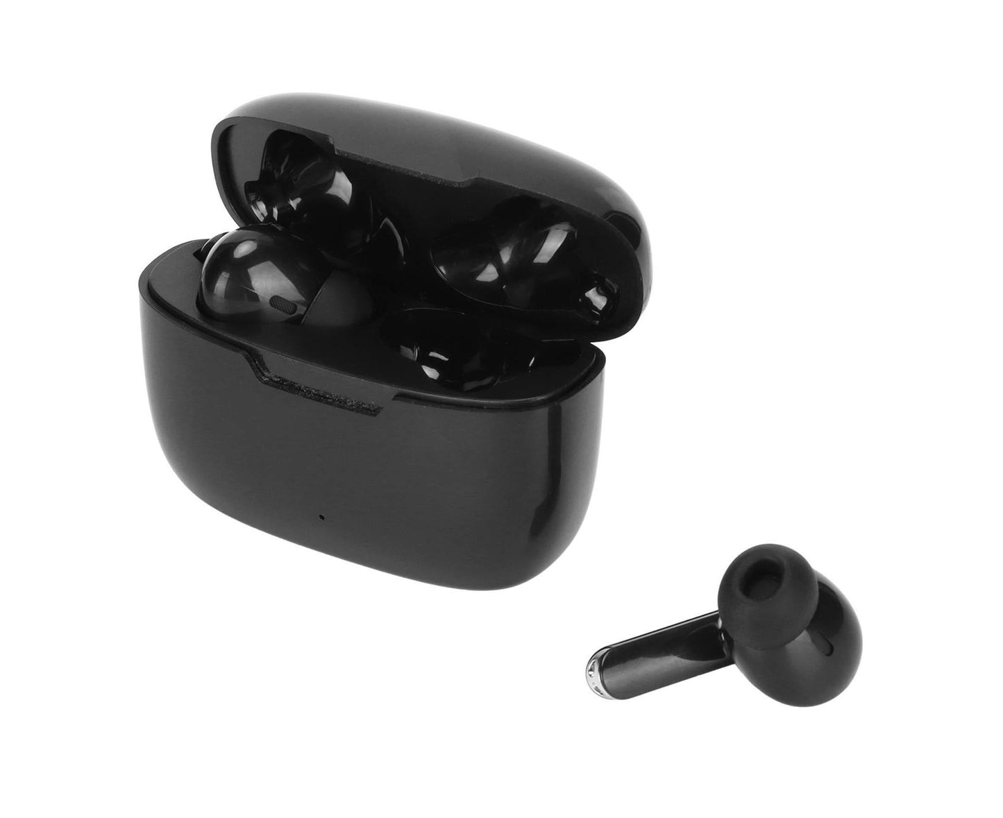 Language Translator Earbuds Multifunction 144 Languages Bluetooth Device for Travel Shopping Black