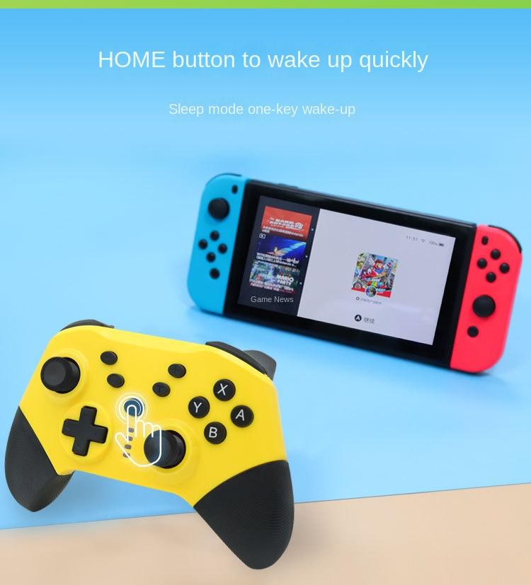 Wireless Game Controller for Switch,PC,Android & PS3 - Pro Gaming Gamepad with Bluetooth,Turbo & Vibration - Black Red