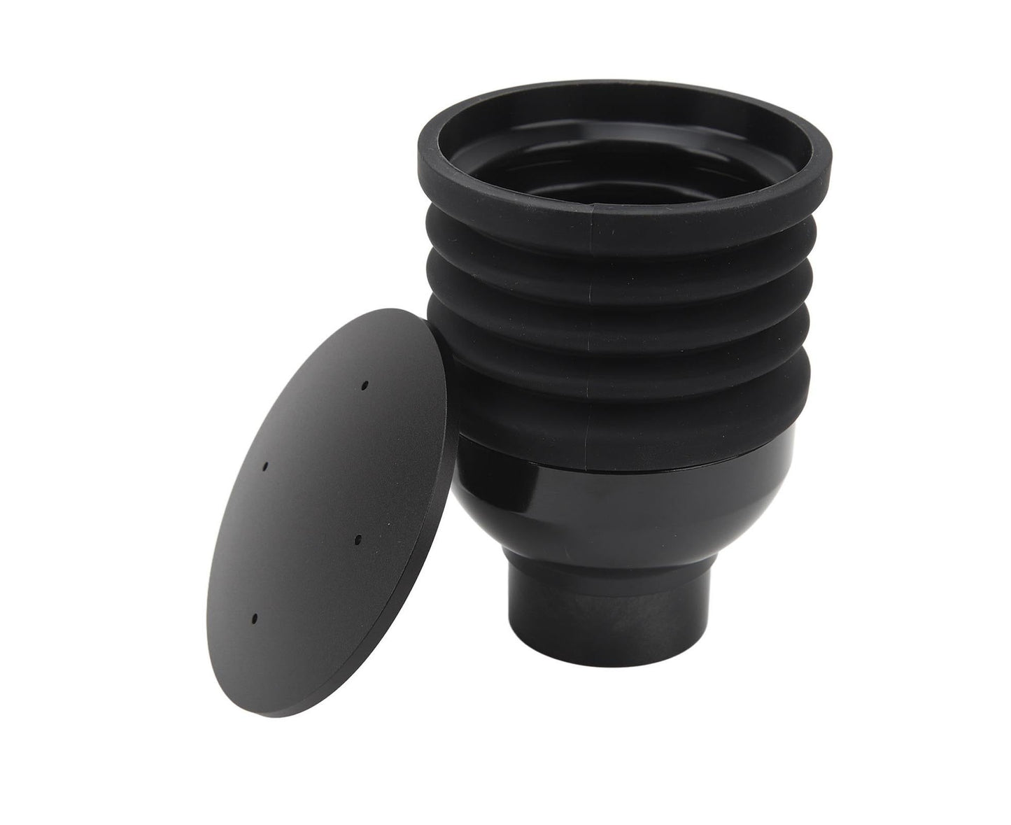 Single Dose Hopper with Bellow & ABS Silicone Coffee Bean Bin, Grinder Accessories
