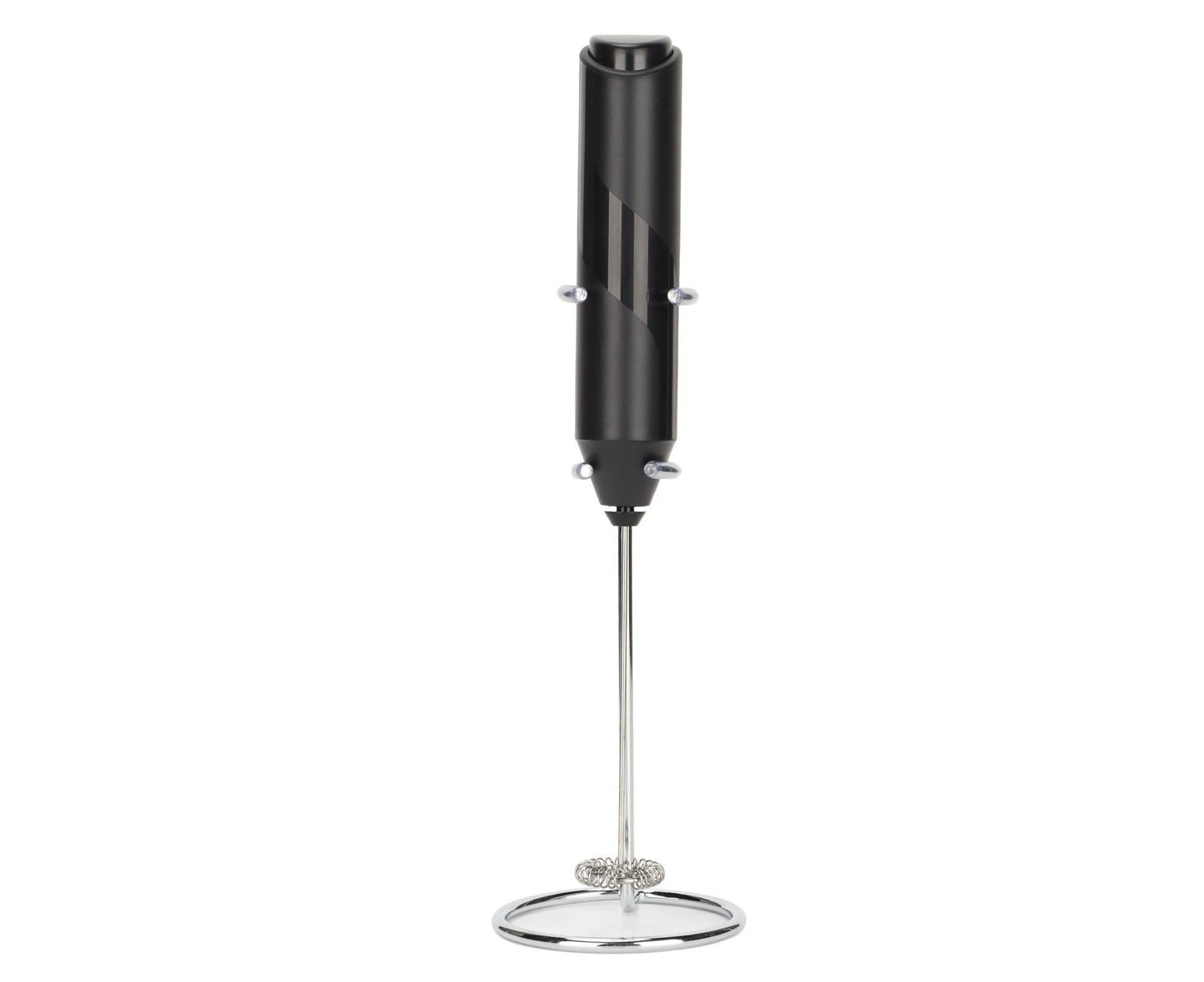 Stainless Steel Handheld Milk Frother, Electric Whisk & Drink Mixer with Bracket for Coffee