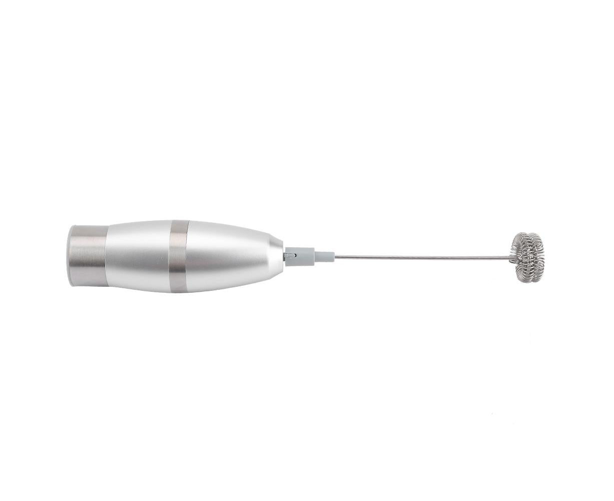 Stainless Steel Handheld Electric Milk Frother, Portable Frother for Cappuccino & Frappe