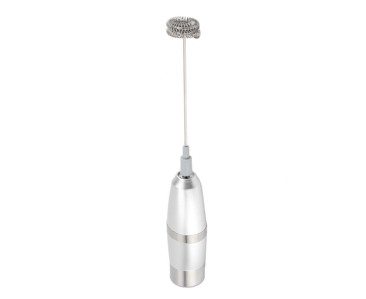 Stainless Steel Handheld Electric Milk Frother, Portable Frother for Cappuccino & Frappe