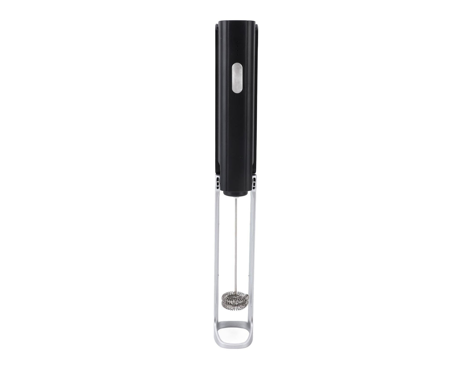 Handheld Milk Frother, Black, Dual Hoop Head, 3 Adjustable Gears, Electric Foam Maker for Coffee