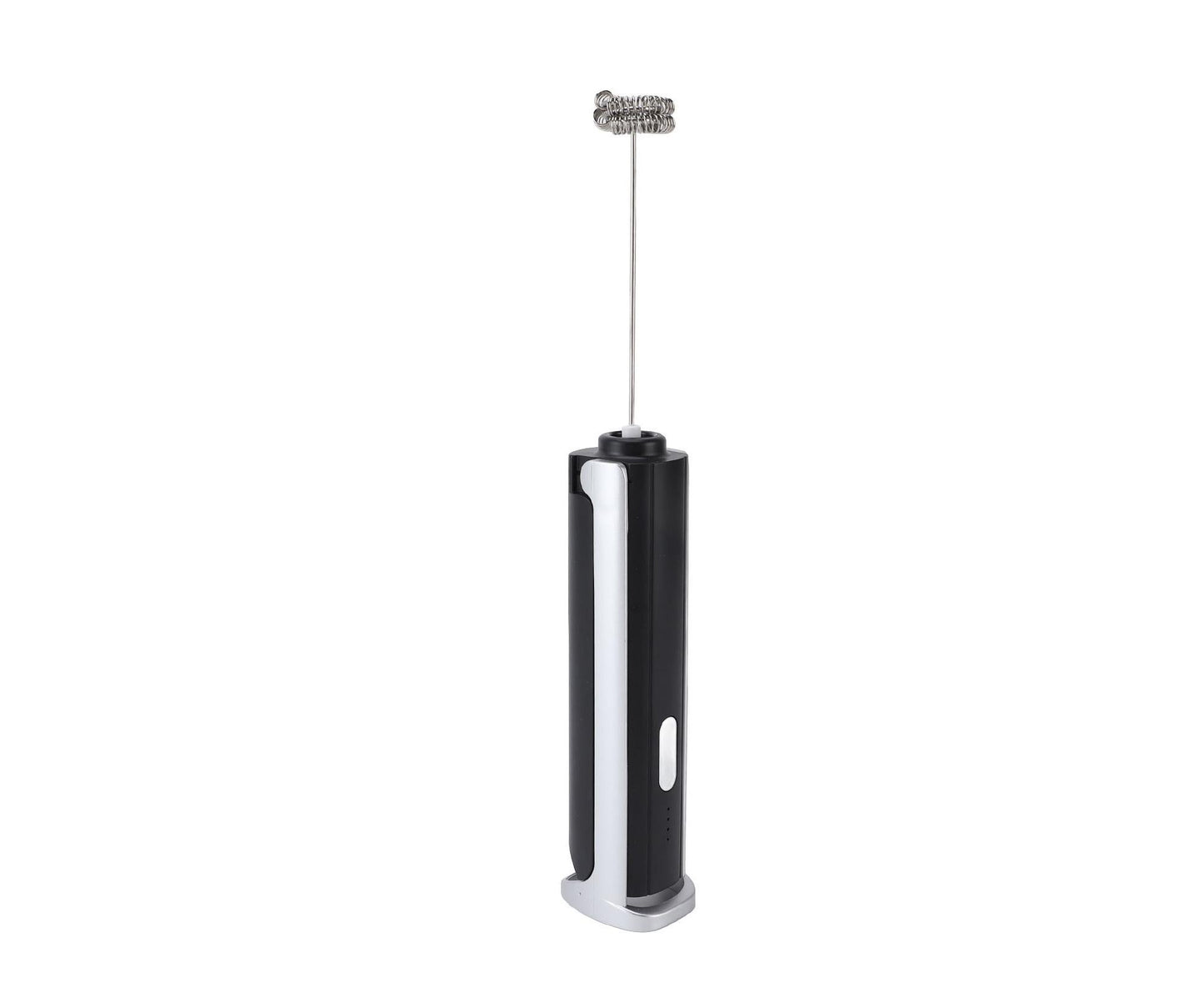 Handheld Milk Frother, Black, Dual Hoop Head, 3 Adjustable Gears, Electric Foam Maker for Coffee