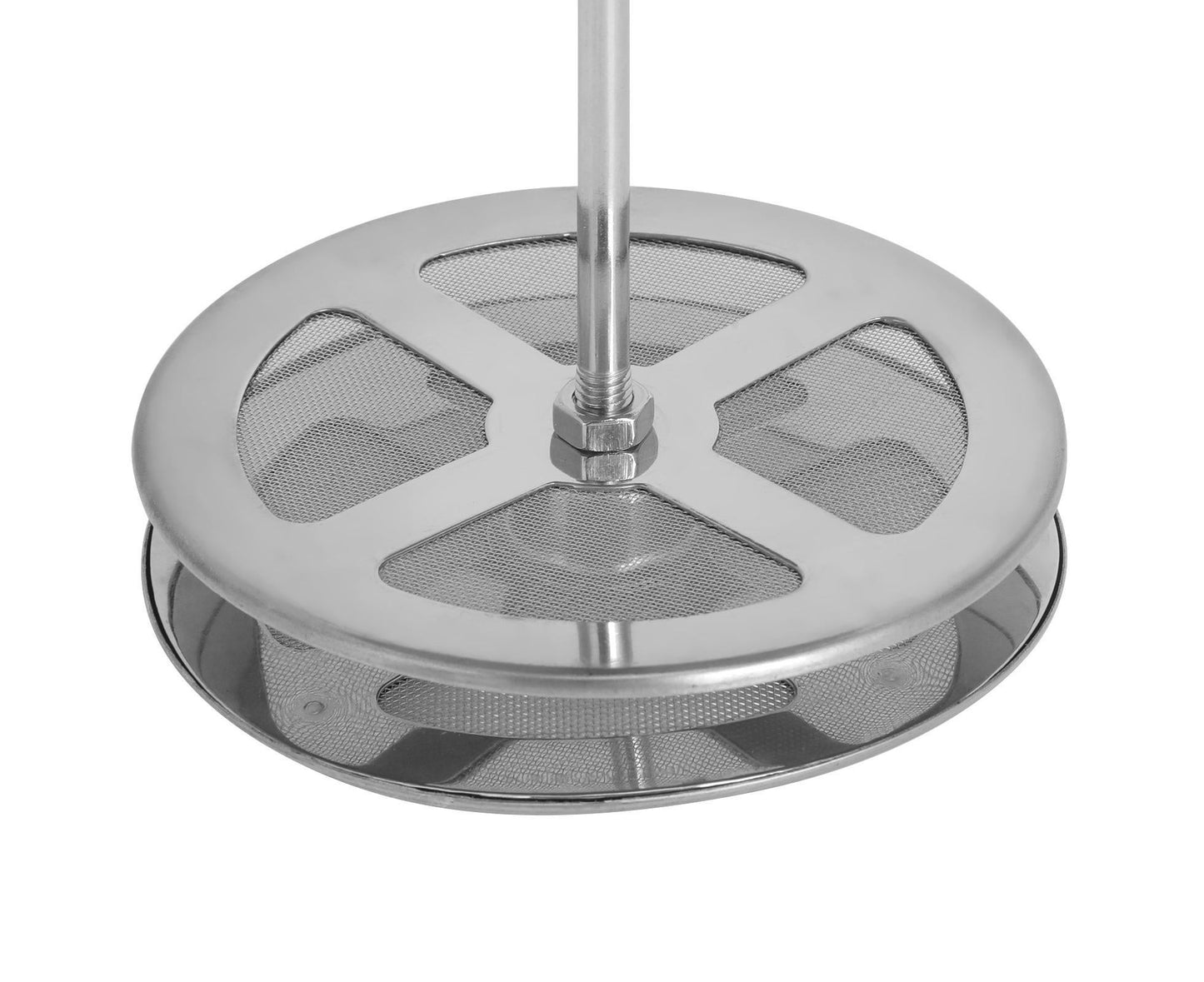 400cc Stainless Steel Manual Milk Frother, Foamer, Mixer, Stirrer for Coffee & Latte Art