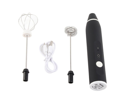 Milk Frother, USB Electric Coffee Foam Maker, Blender Mixer, Mini Handheld Egg Beater