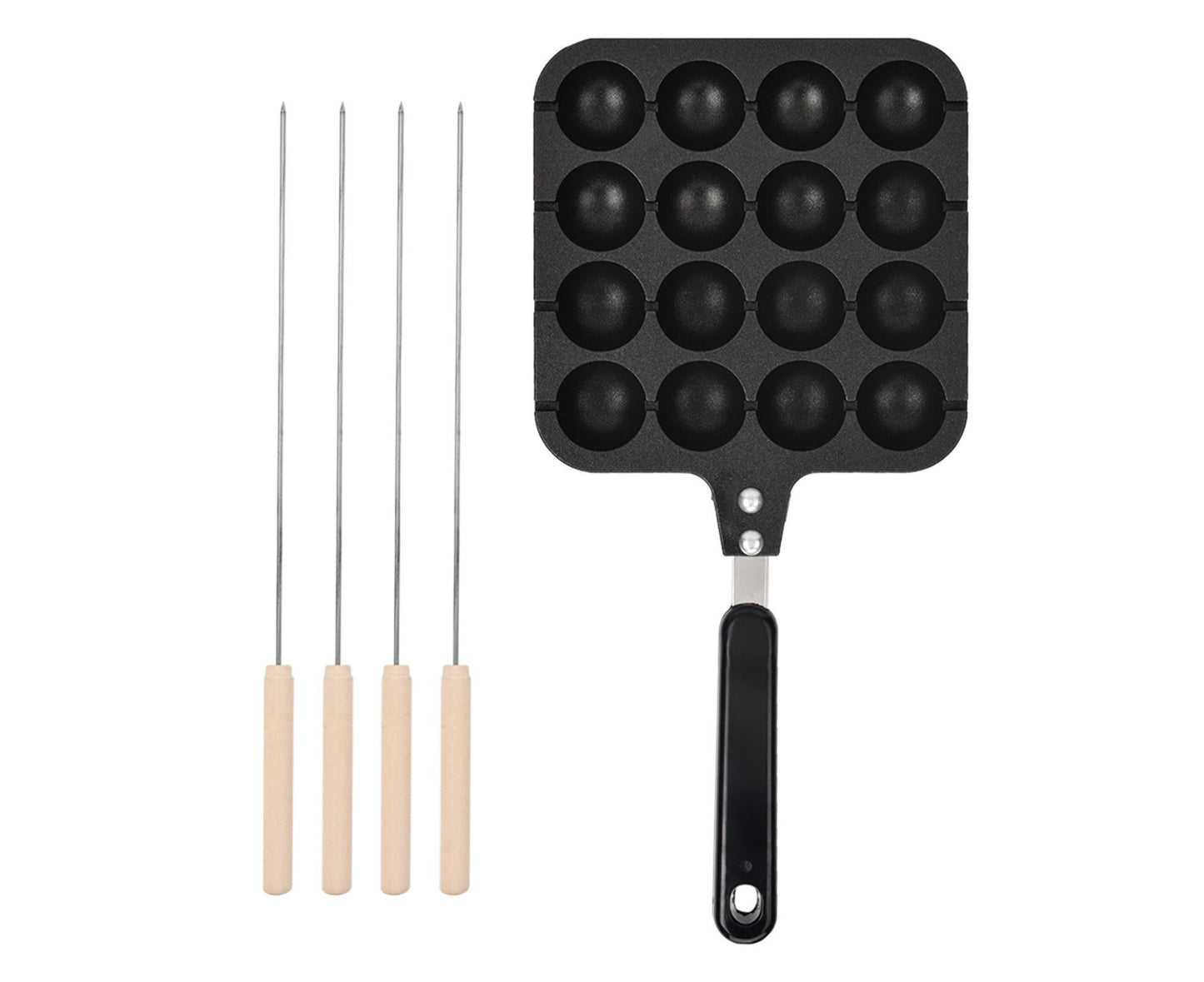Non-Stick Takoyaki Grill Pan Plate, Cooking Baking Mold Tray