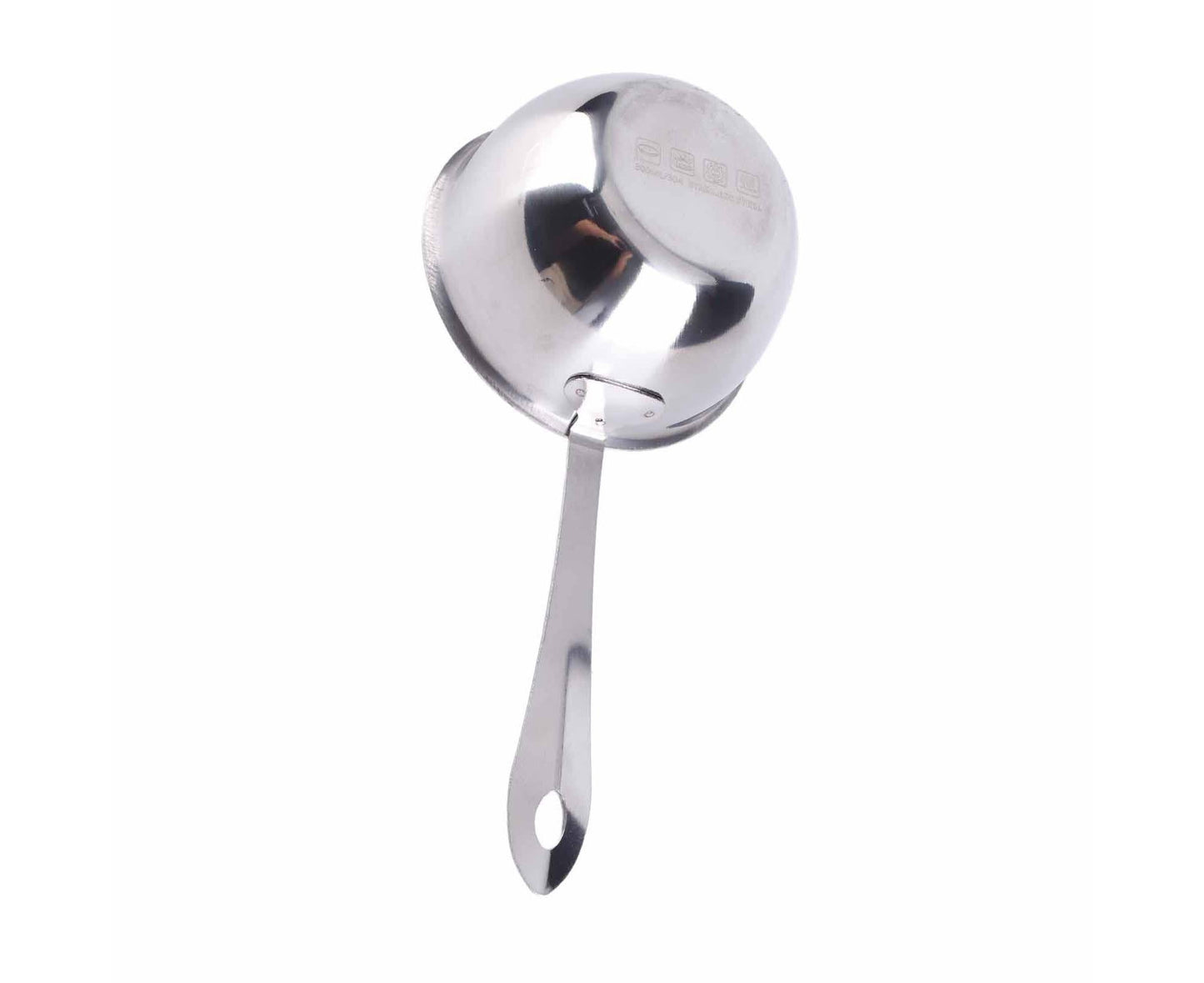 Butter Warmer Pot, Flat Induction Bottom Stainless Steel Mini Hot Milk Saucepan, 300ml