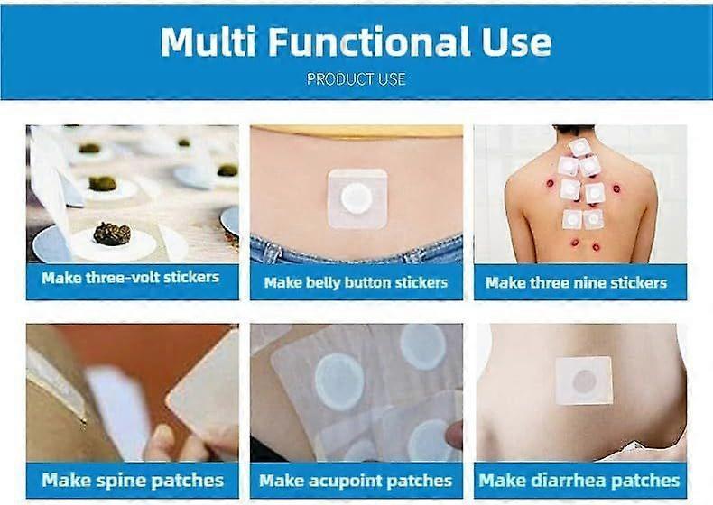 24pcs Castor Oil Pack Wrap for Belly Button Self-Adhesive Hypoallergenic