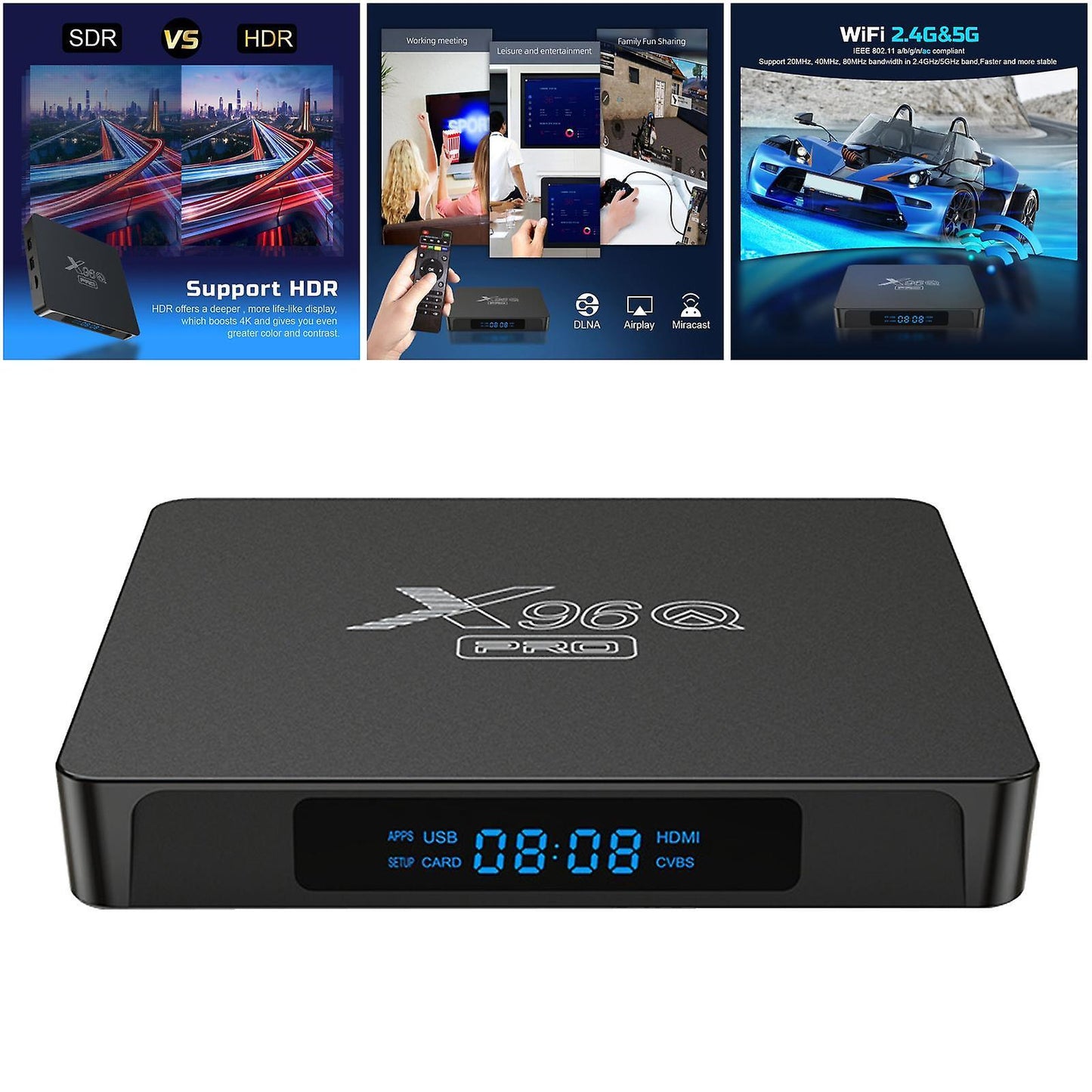 4K Ultra HD Dual-Band WiFi 3D Player OTA Upgrade (2G + 16G)