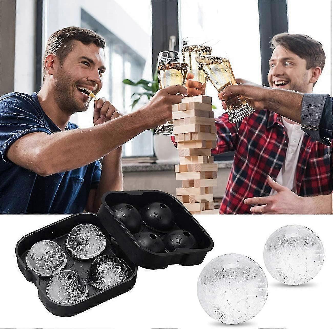 Sphere Ice Mold - Silicone Whiskey Glass Ball Maker