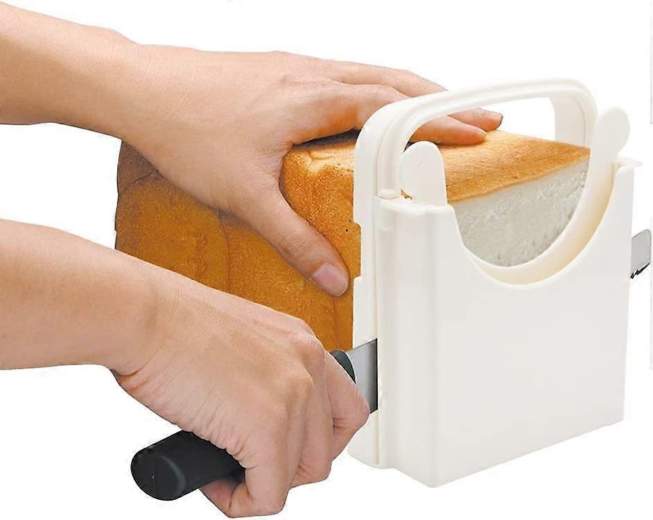 Adjustable Bread Slicer - Foldable Loaf & Toast Cutter