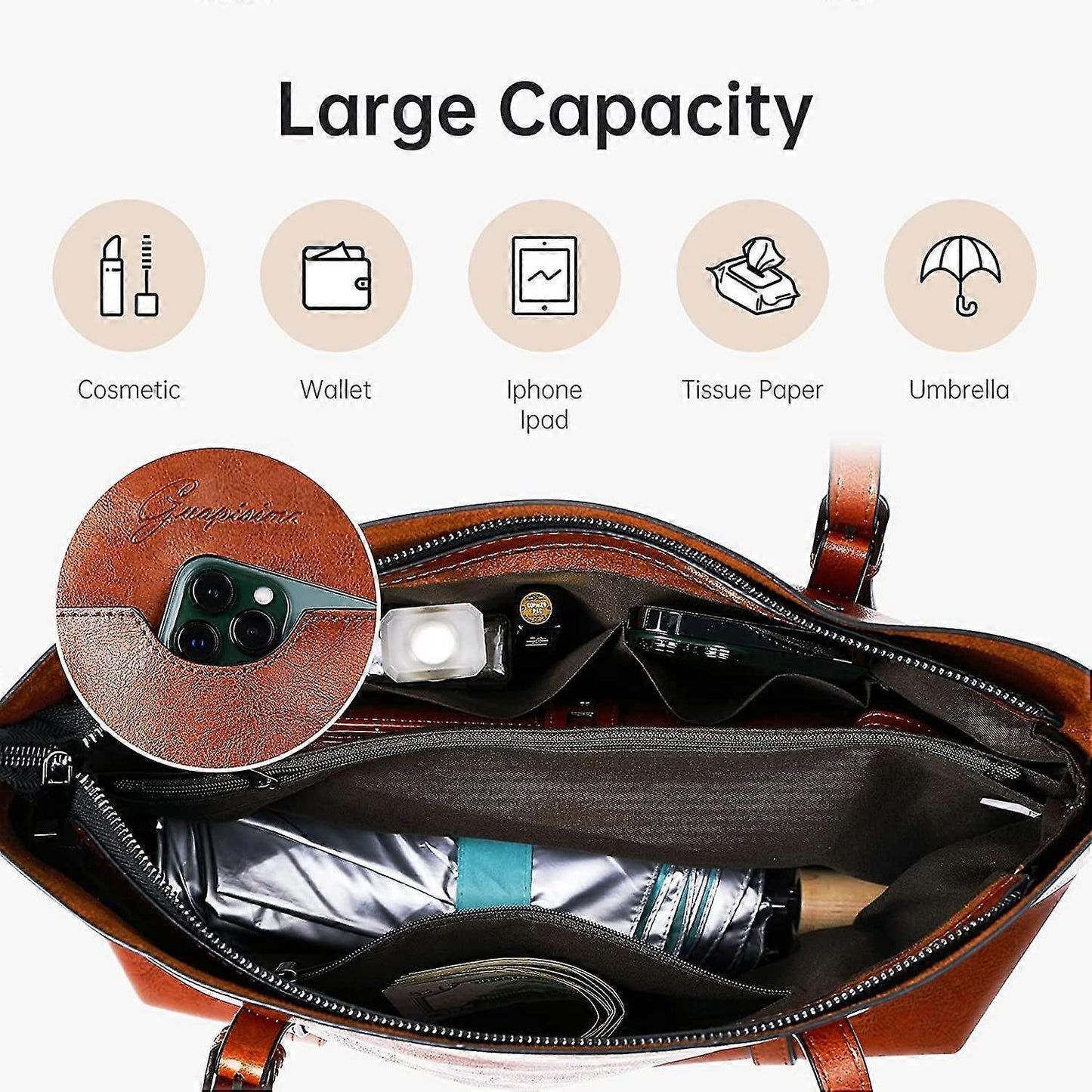 Ladies Large Shoulder Bag Tote Bag Casual Tote