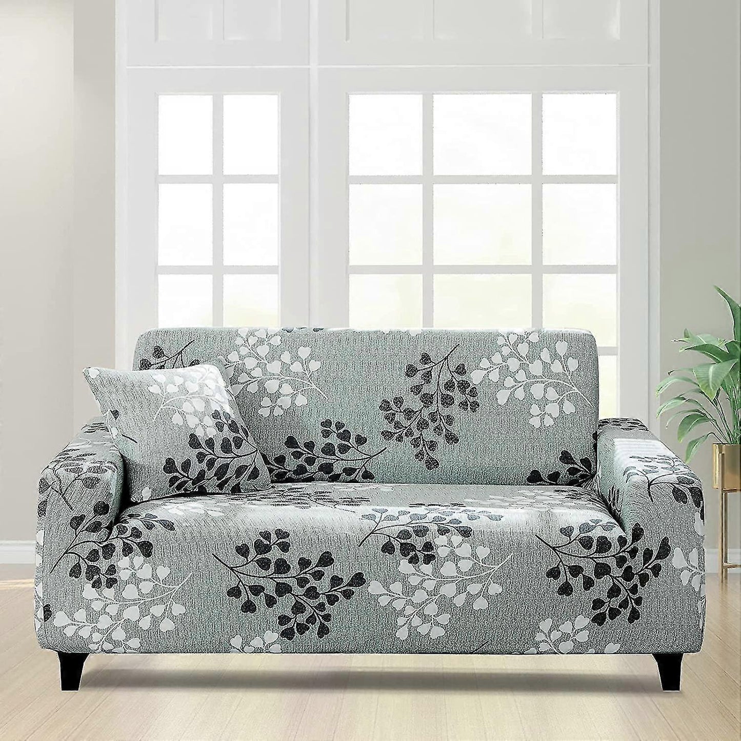 3 Seater Stretch Sofa Cover with Armrests Universal Fit 190-230cm