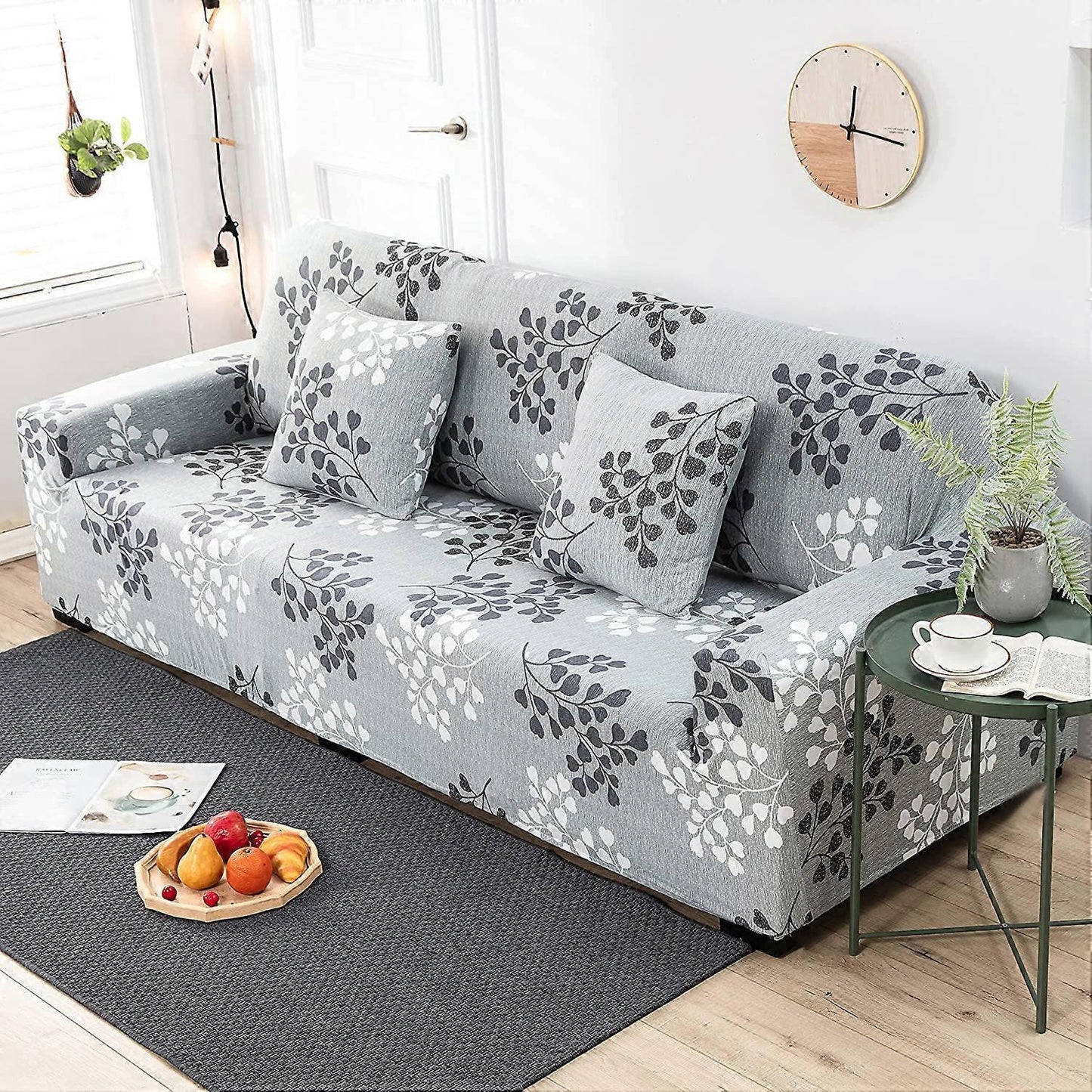 Stretch Jacquard Sofa Cover for 1 Seater 90-140cm Sofa Protector
