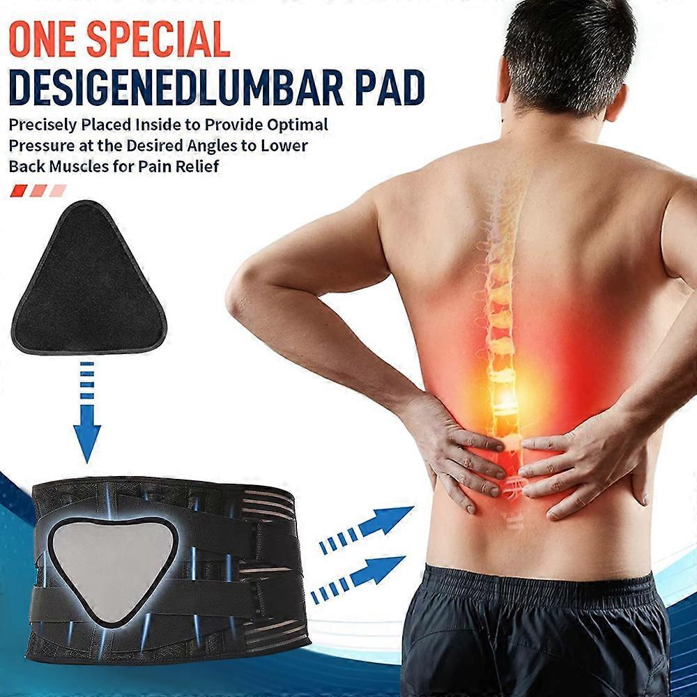 Non-slip Waist Belt - Breathable Lower Back Support Belt for Work L