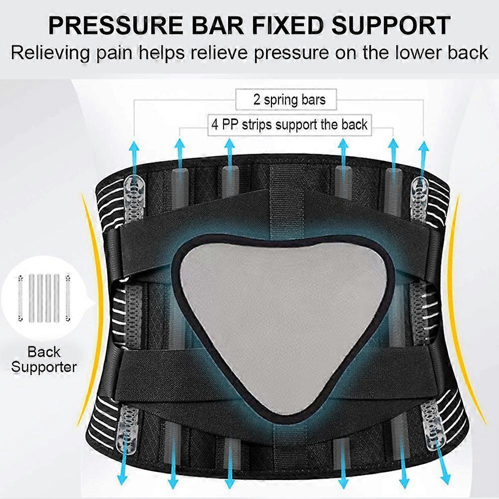 Non-slip Waist Belt - Breathable Lower Back Support Belt for Work L