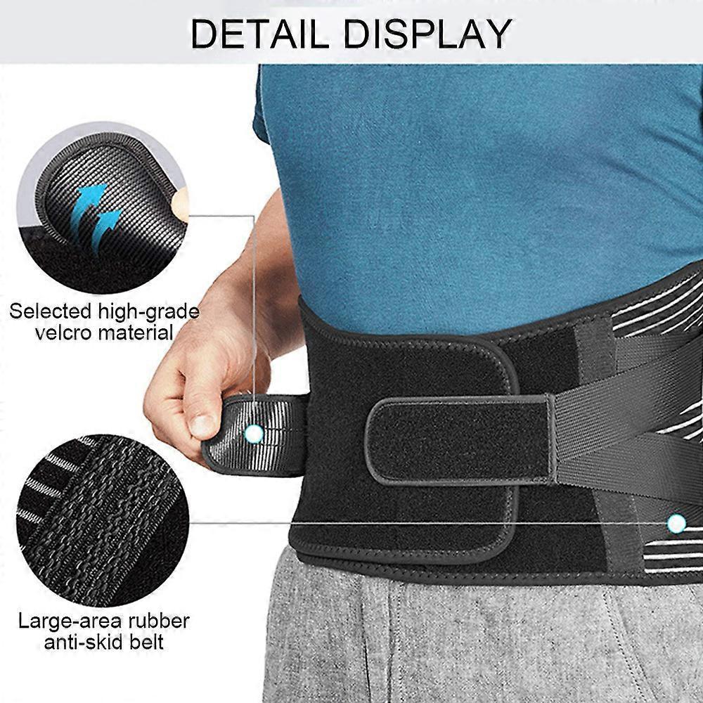 Non-slip Waist Belt - Breathable Lower Back Support Belt for Work L