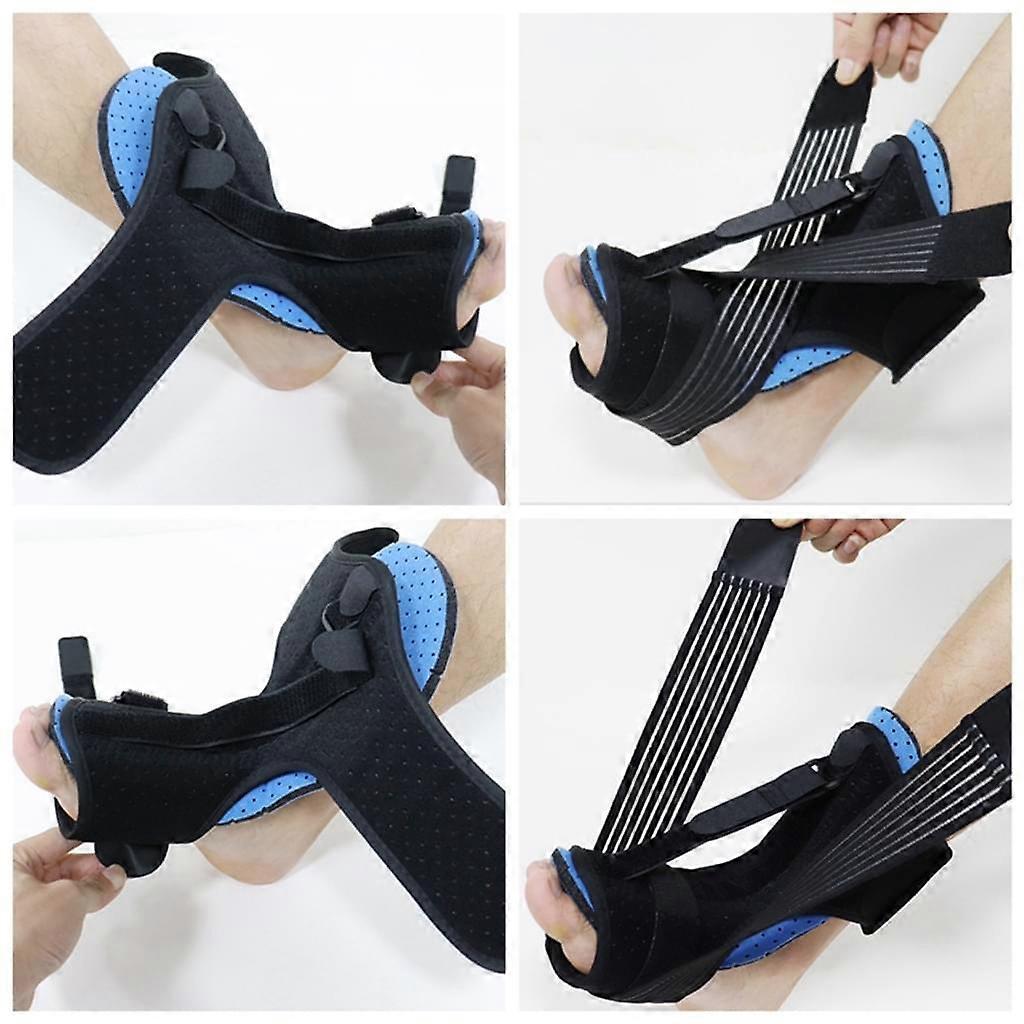 Plantar Fasciitis Night Splint with Massage Ball - Foot Pain Relief Bandage