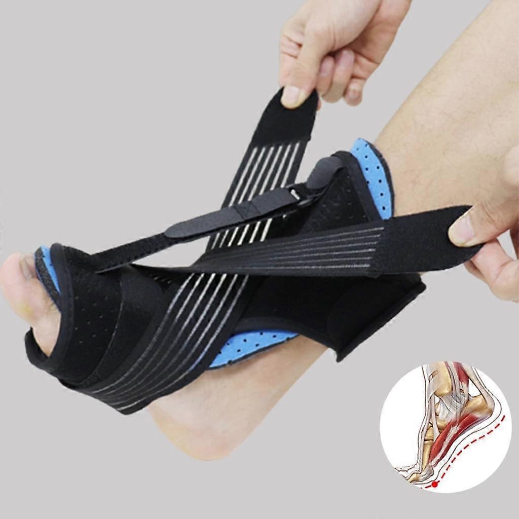 Plantar Fasciitis Night Splint with Massage Ball - Foot Pain Relief Bandage