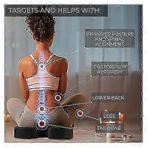 Tailbone Relief Seat Cushion - Office Chair Pad for Coccyx & Lower Back Pain