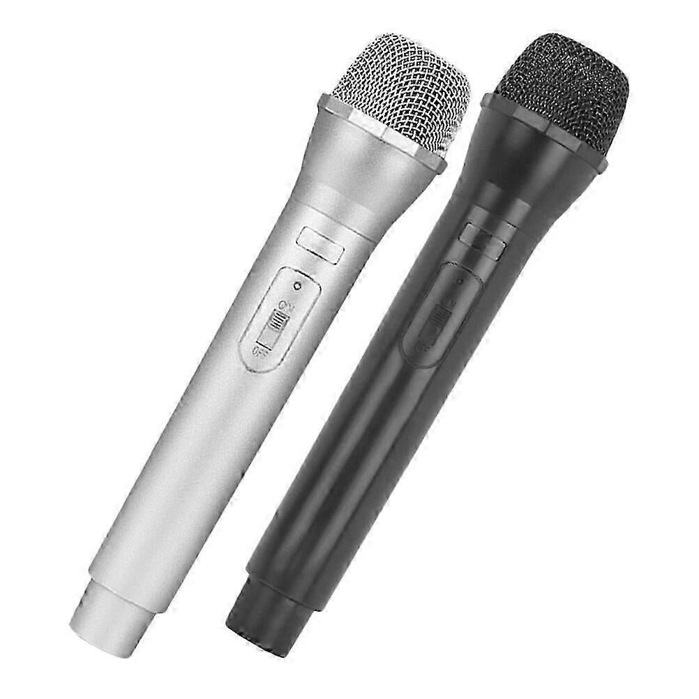 2pcs Pretend Play Microphone Props - Fake Mic for Party or Practice Use