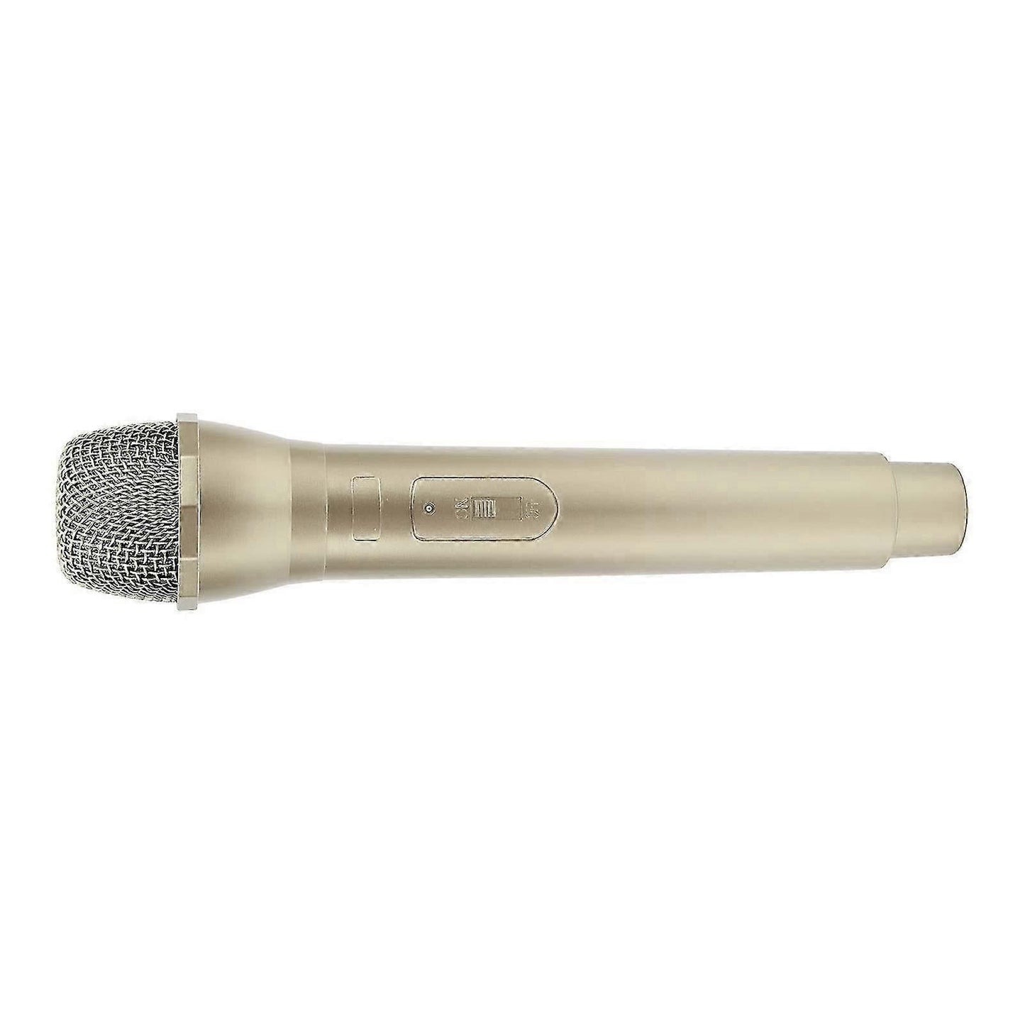 Prop Microphone - Gold Plastic Fake Karaoke Mic for Stage or Party Use